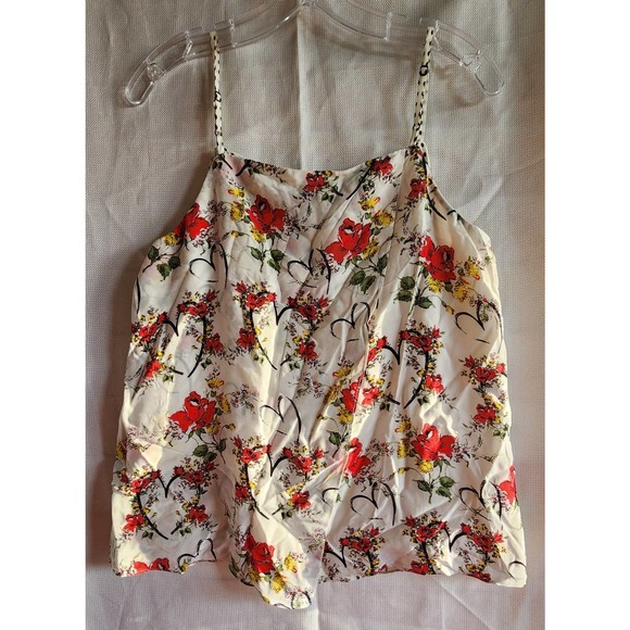 Maeve floral print silk top 8 - Picture 3 of 6